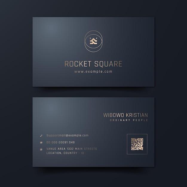 Luxury business cards template