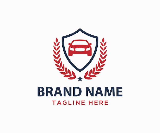 Vector luxury car logo. car logo design template