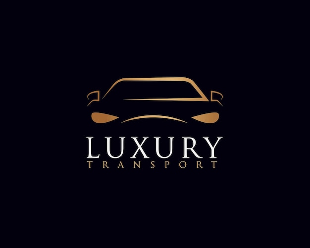 Vector luxury car logo design luxury car logo design template