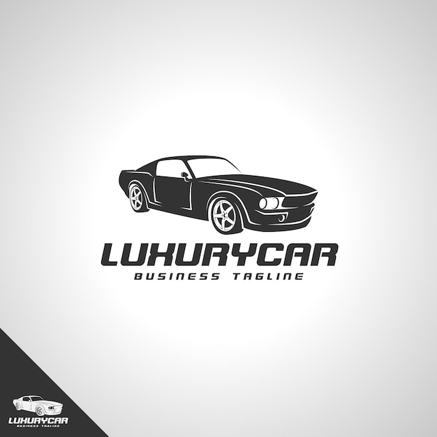 Vector luxury car logo template