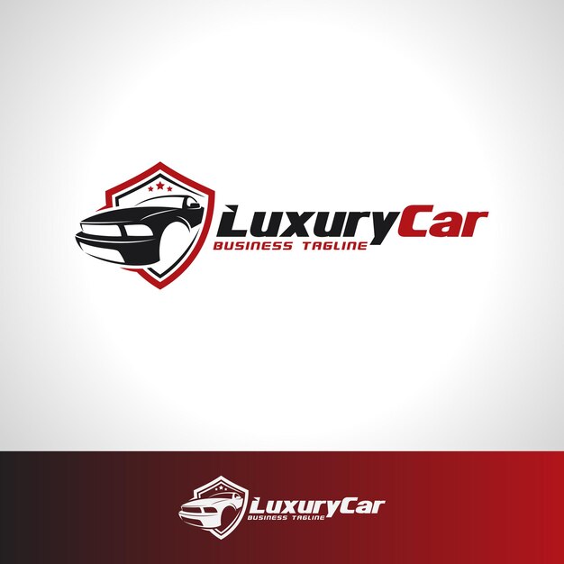 Vector luxury car logo template