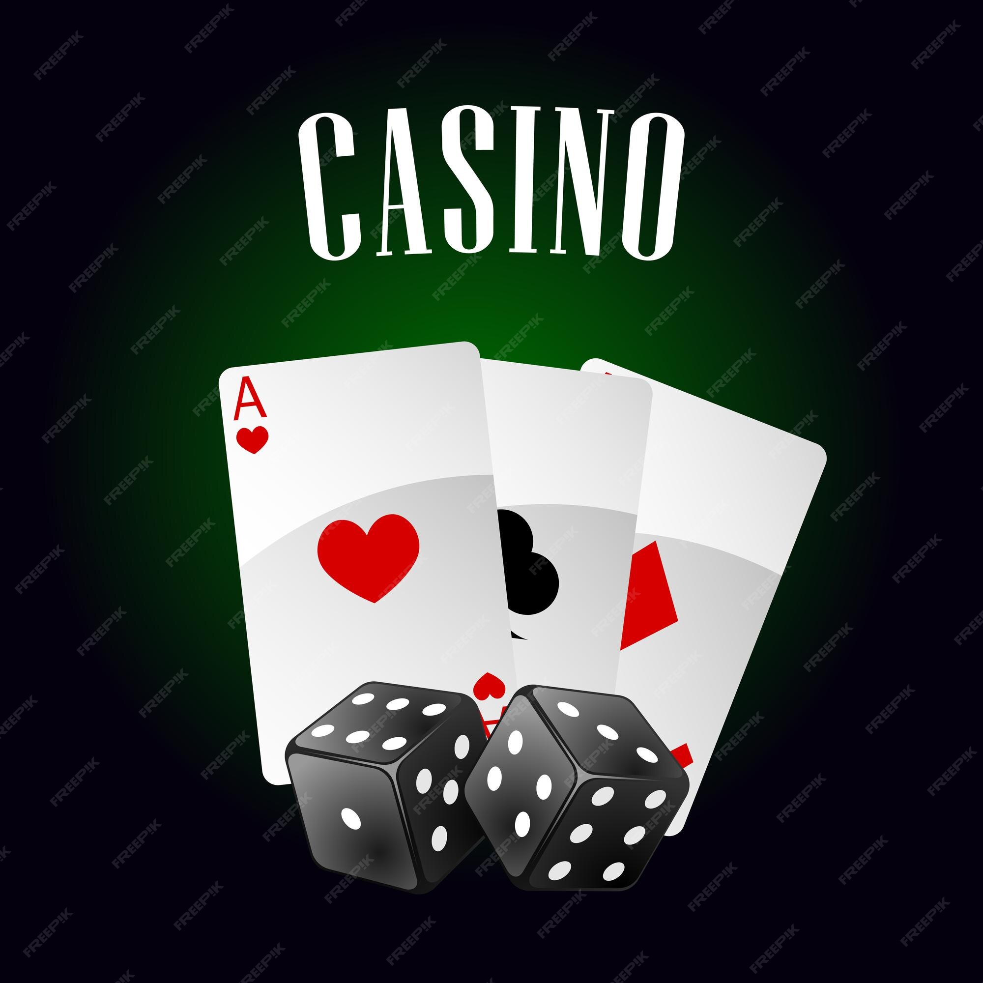 Premium Vector  Casino online, luxury gambling game with playing cards