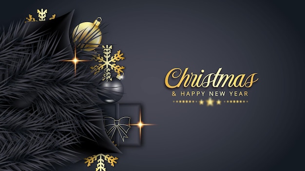 Vector luxury christmas background design