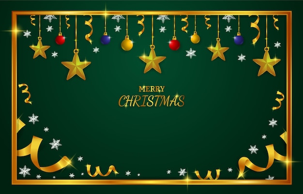 Luxury Christmas Ornament Background