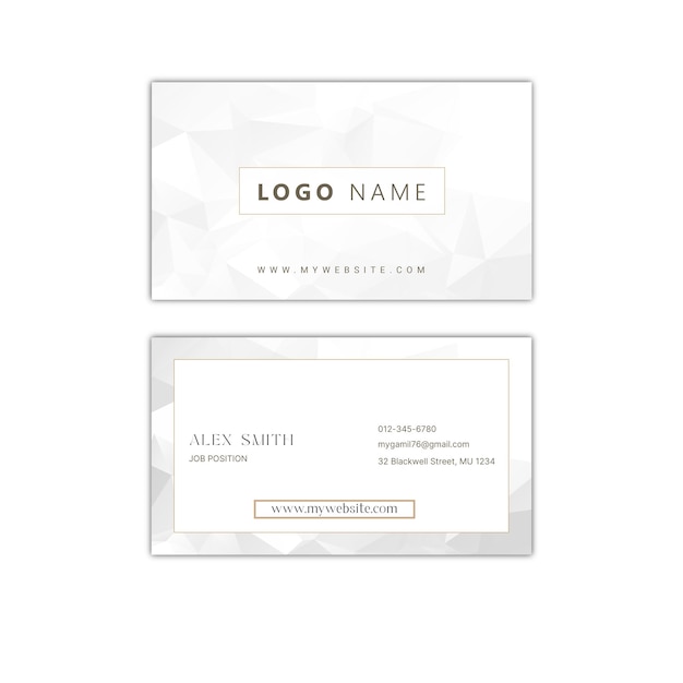 Vector luxury corporate creative business card template vector