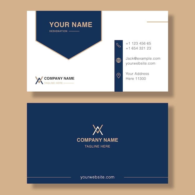 Luxury creative business card design template