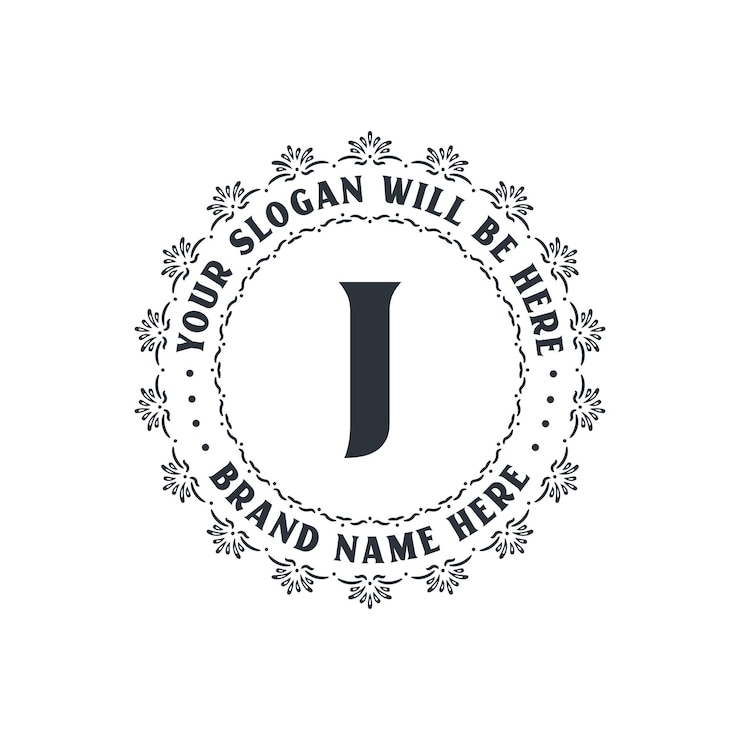 वेक्टर luxury creative letter j logo for company j letter logo free vector