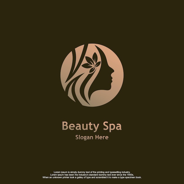 Premium Vector | Luxury creative woman beauty spa salon logo design.