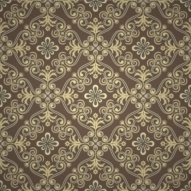 Vector luxury damask background