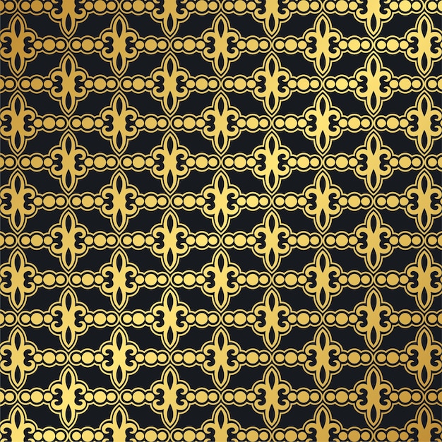 Luxury dark seamless pattern background