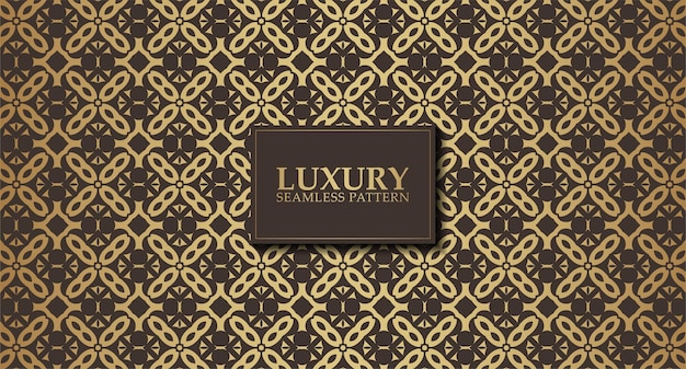 Luxury dark seamless pattern background