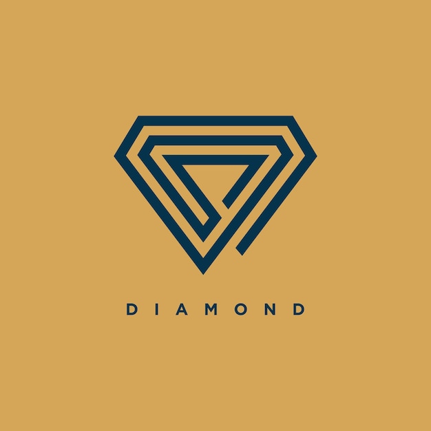 Vector luxury diamond logo vector design element icon with creative style