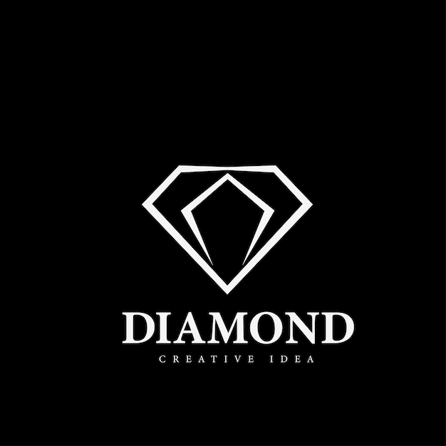 Роскошный дизайн логотипа Даймонда