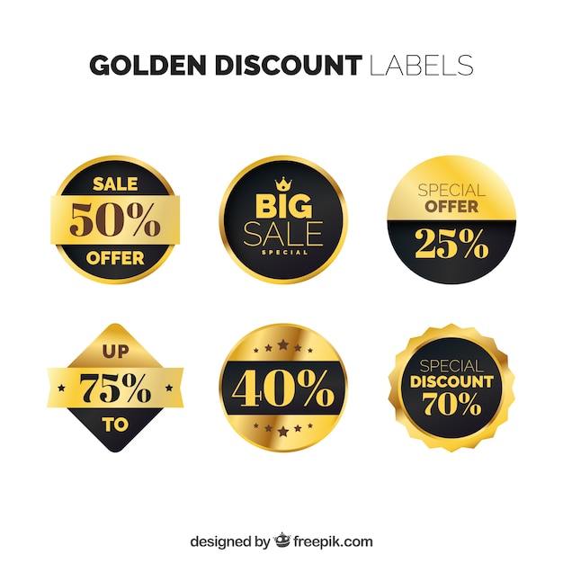 Luxury discount sticker pack