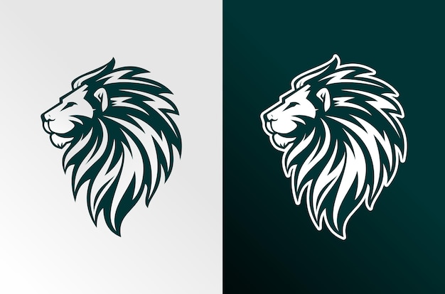 luxury and e-sport style lion  logo