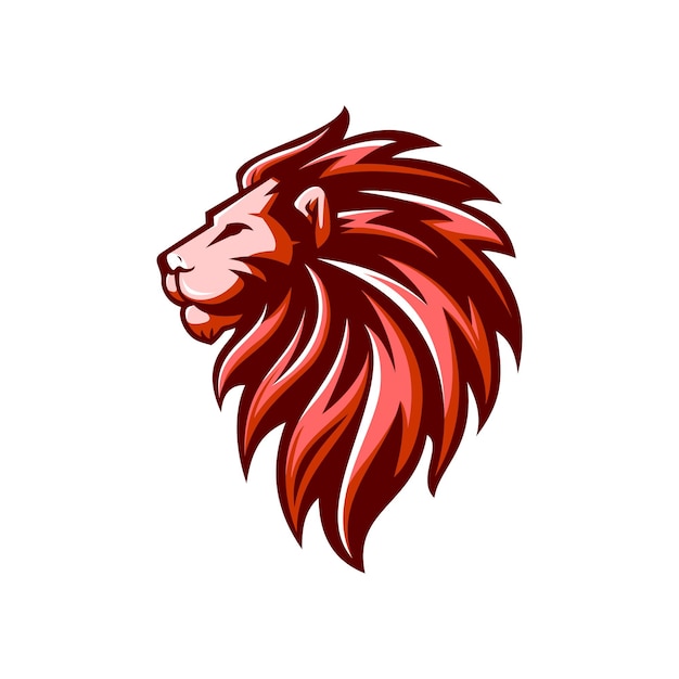 luxury and e-sport style lion  logo