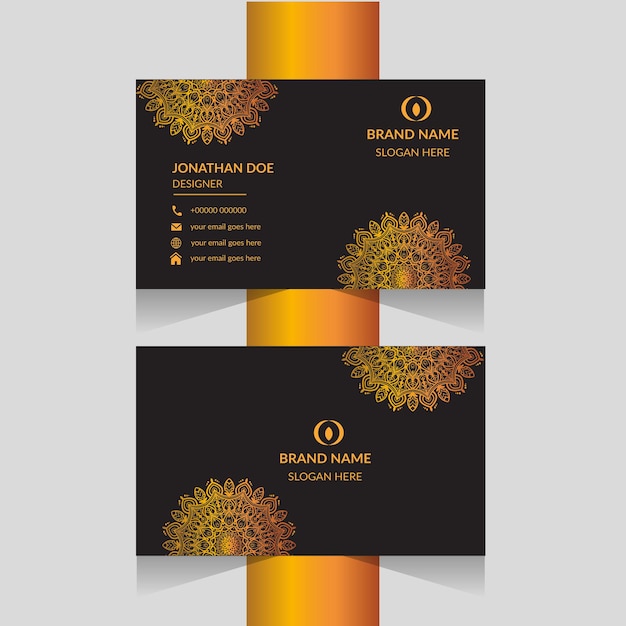 Vector luxury elegant business card design