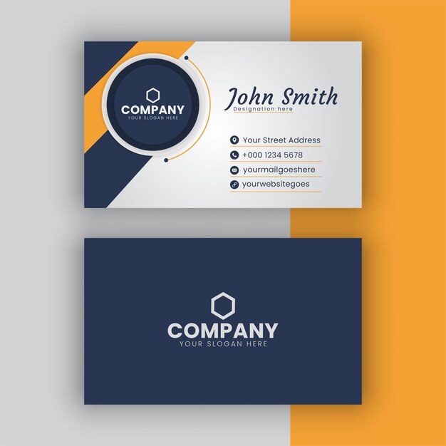 Vector luxury and elegant business card template