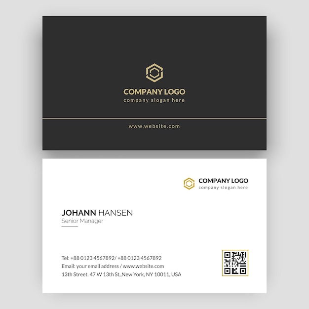 Luxury and elegant business card