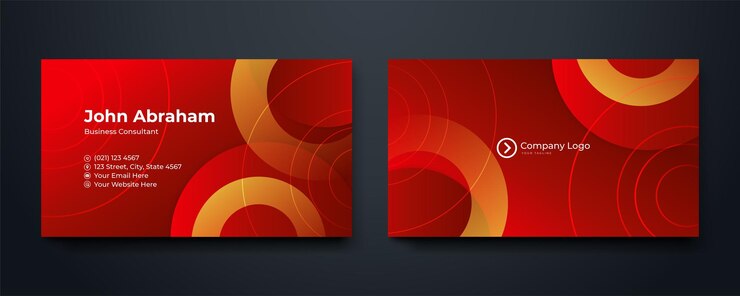 Vector luxury and elegant colorful business card design with gold style minimalist print template