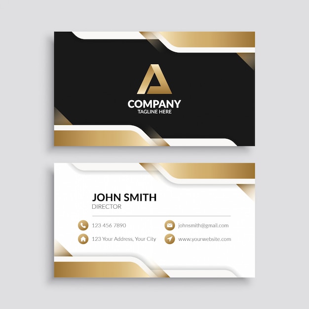 Luxury Elegant Corporate Business Card