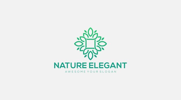 Premium Vector | Luxury elegant nature leafs logo design illustration ...