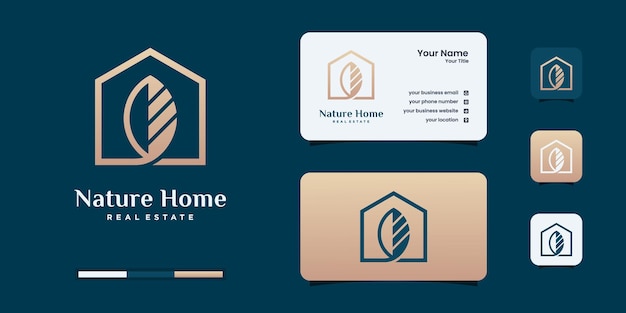 Luxury and elegant real estate logo design templates.