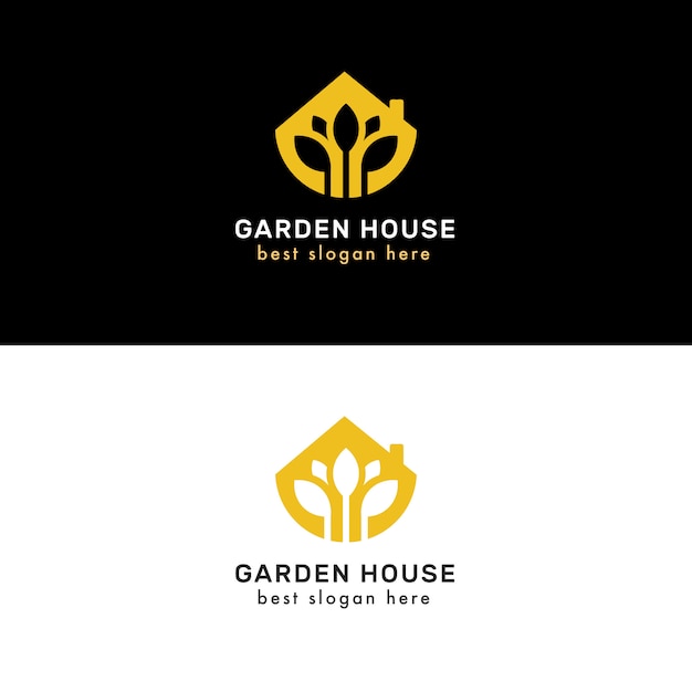 Logotipi immobiliari di lusso ed eleganti