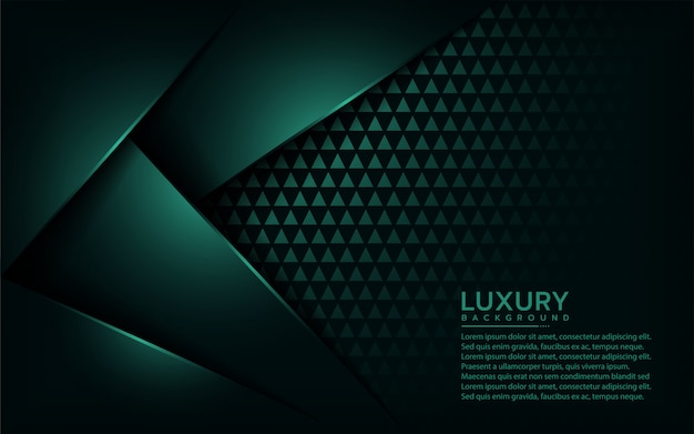 Vector luxury emerarld green background