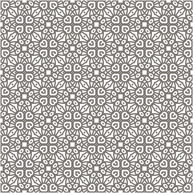 Vector luxury ethnic pattern with motif style