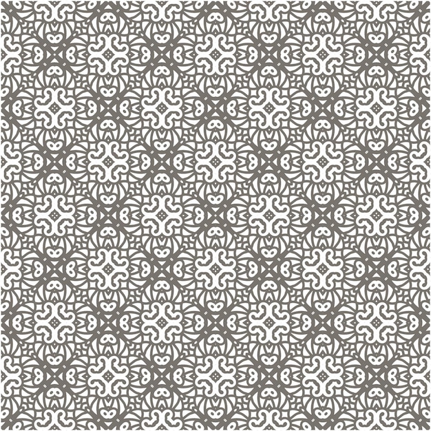 Vector luxury ethnic pattern with motif style