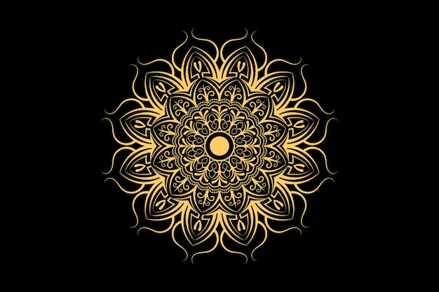 Luxury Floral Abstract Mandala Design background