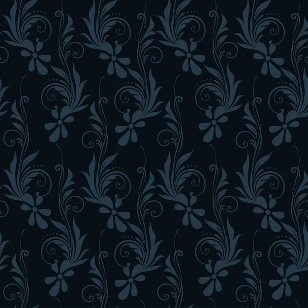 Vector luxury floral pattern print texture background