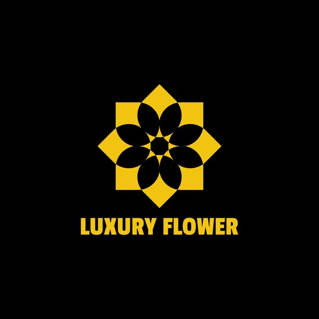 Vector luxury flower