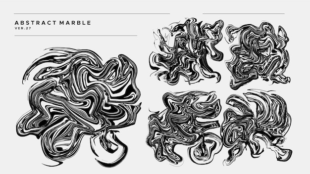 Vector luxury flowing wave abstract shape design template