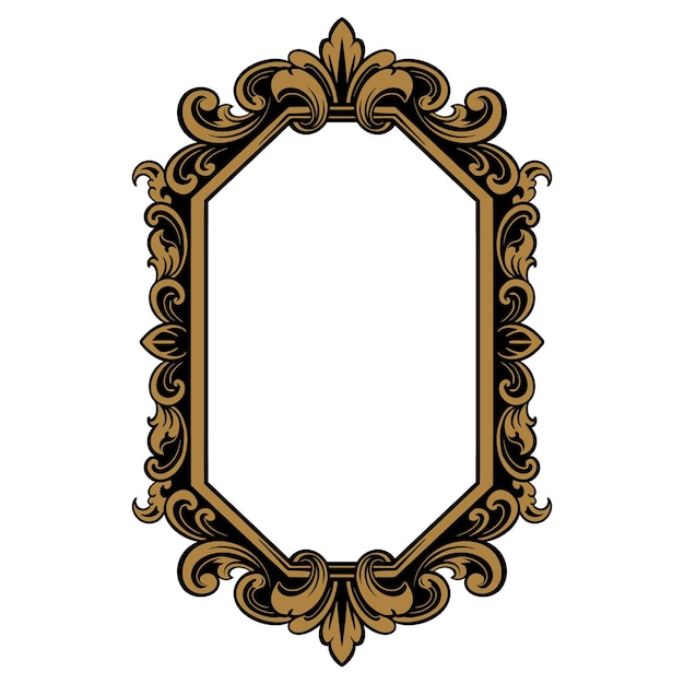 Luxury Frame Ornament Wedding Decoration