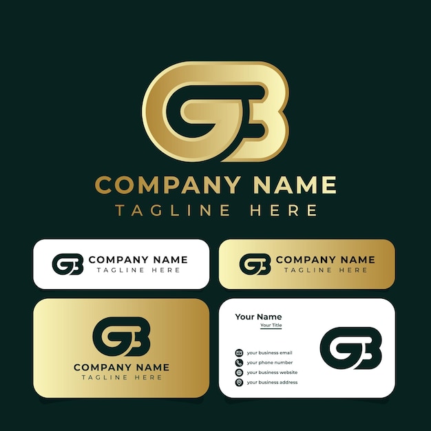 Luxury GB Monogram Logo, is suitable for any business.