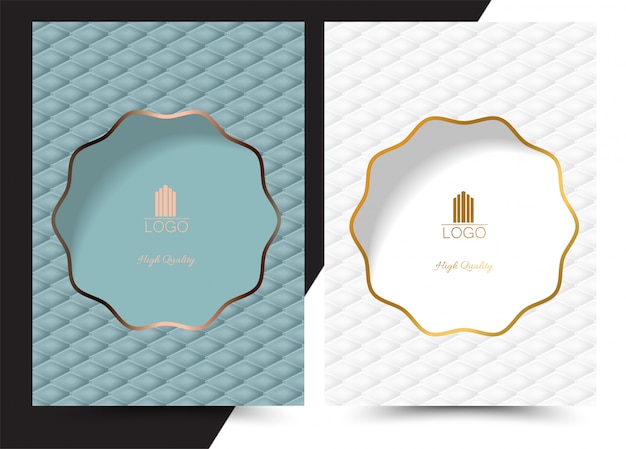 Luxury Geometric Cover  Menu  