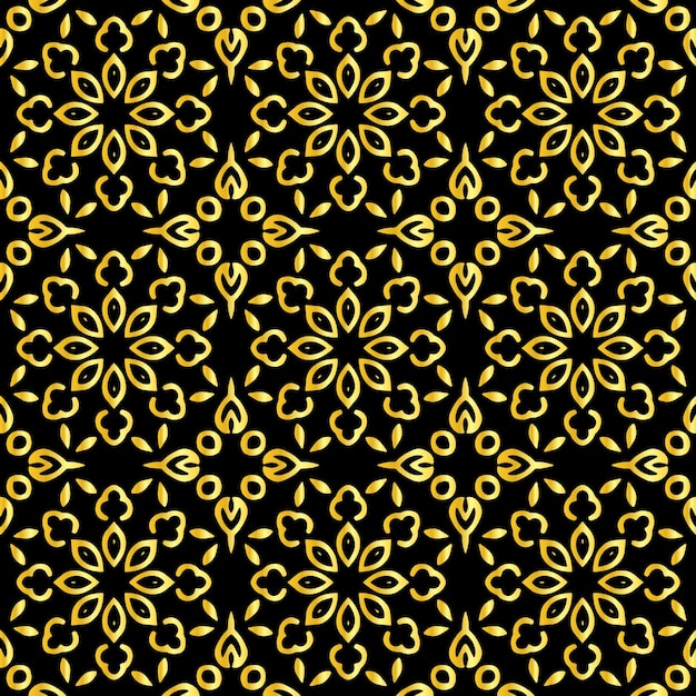 Luxury geometric golden seamless pattern