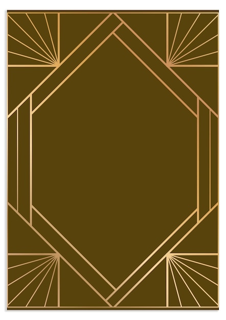 luxury geometric pattern cover template