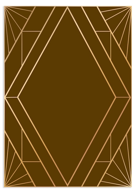 luxury geometric pattern cover template