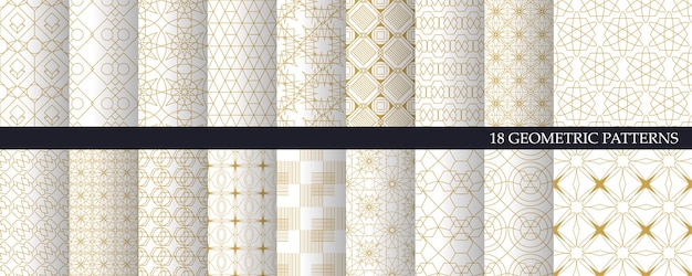 Luxury geometric pattern and decorative wallpaper