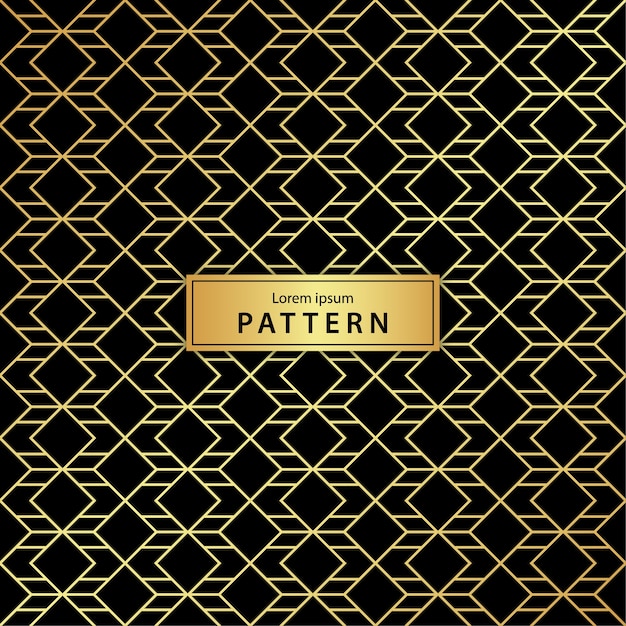 Vector luxury geometric pattern