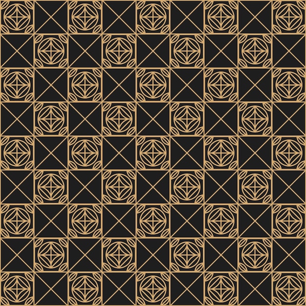 Vector luxury geometric seamless pattern design