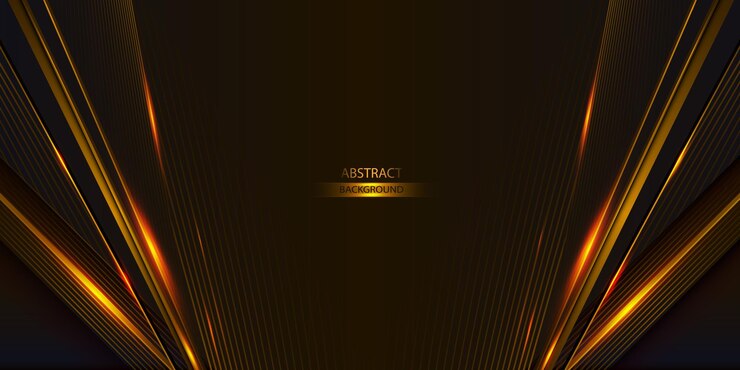 Luxury gold abstract background with light golden lines