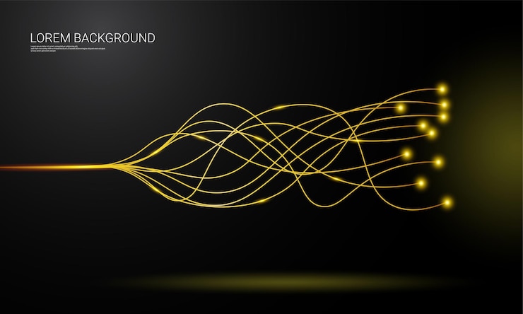 Vector luxury gold abstract wave background design, suitable for backgrounds, wallpapers, posters, and others