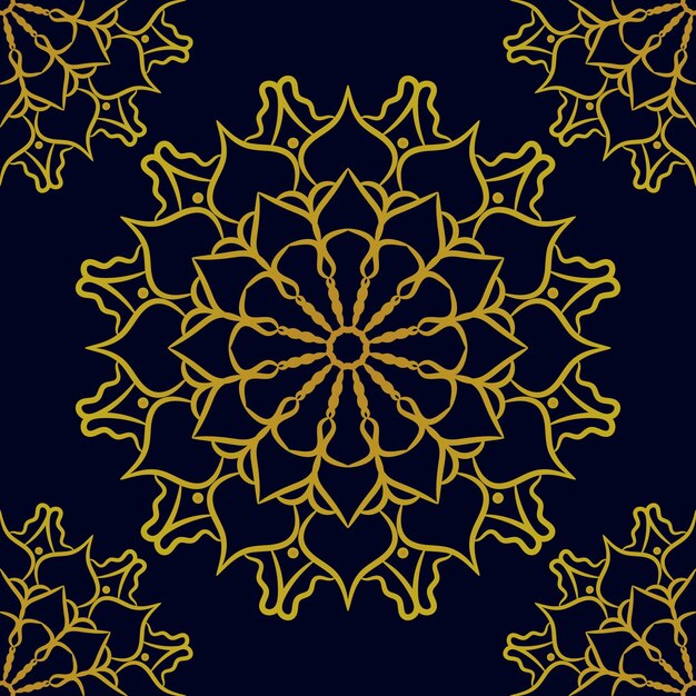 Vector luxury gold background colorful mandala eps file and image