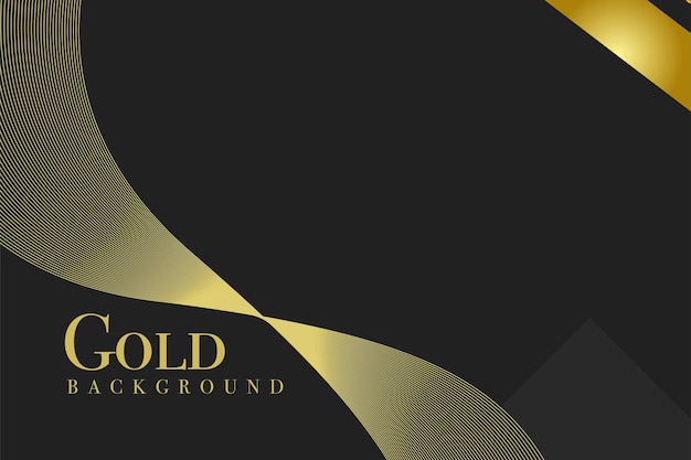 Premium Vector | Luxury gold background professional abstract powerpoint  template