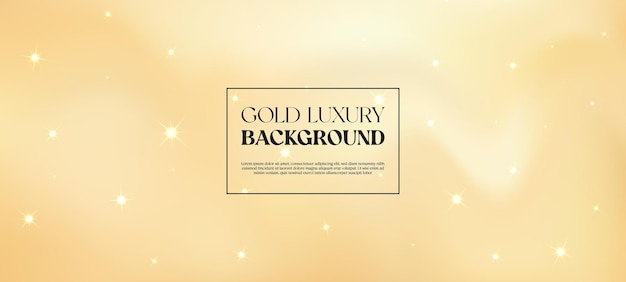 Luxury gold blurred background with light vector