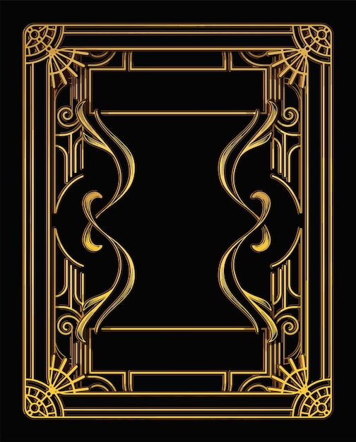 Luxury Gold frame Illustration